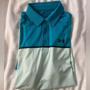COPY - Mens Under Armour Gold Polo- size large